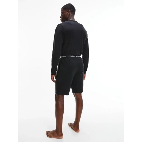 Pánske tričko s dlhým rukávom NM2171E - UB1 - Čierna - Calvin Klein