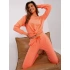 Dámska mikina EM BL HS 21 571.71 Neónová oranžová - Lily Rose