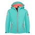 Trollkids Trollfjord Softshellová bunda aquamarine mist/port blue/peach mellow (175-137)