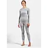 Getry termoaktywne damskie Odlo Active Warm X Pow BL Bottom Long - silver grey rozmiar: m