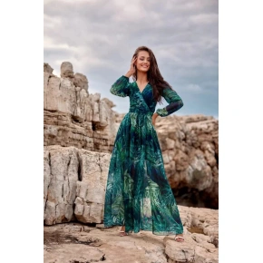 Dámske šaty SUK0419 U79 green- Roco
