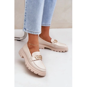 Dámske mokasíny CM09P / 206807 Light beige - Seastar