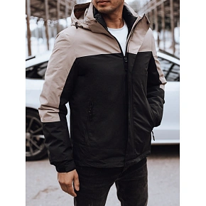 Pánska zimná bunda s kapucňou TX4899 čierna – FashionStreet