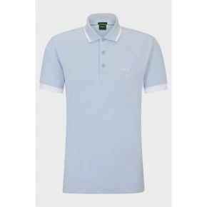 Pánska modrá polokošeľa BOSS Paddy 1 Bright Purple regular fit (50512995-527)