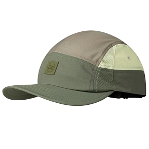 Bežecká čiapka Buff 5 Panel Go Cap – domus khaki Bežecká čiapka Buff 5 Panel Go Cap – domus khaki