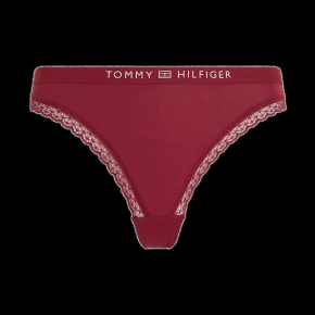 Dámske čipkované nohavičky s tonálnym logom UW0UW04183-XJS - Tommy Hilfiger