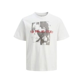 Tričko Jack&Jones Rolling Stones JPRBLUSTONES SS TEE 12284292 WHITE Tričko Jack&Jones Rolling Stones JPRBLUSTONES SS TEE 12284292 WHITE