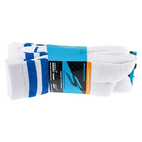 Skechers, 3 ks, pánske ponožky PF PBall Crew S01373HP-WBL, biele, veľkosti 41–46