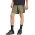 Pánske šortky adidas Essentials 3-Stripes Chelsea Lite Woven v olivovej farbe KY4154