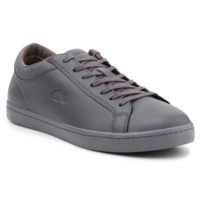 Pánske topánky Straightset 4 Srm Gry Leather M 30SRM4015 - Lacoste Pánske topánky Straightset 4 Srm Gry Leather M 30SRM4015 - Lacoste