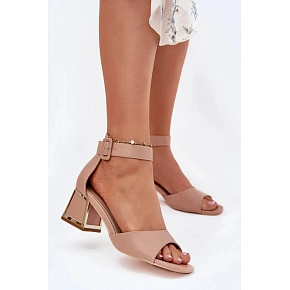 Sandále 25SC35 beige - Krok vo veľkom štýle