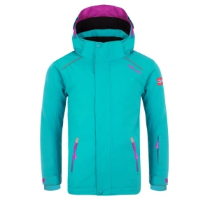Trollkids Kids Detská snehová bunda Holmenkollen Pro s kapucňou Turquoise (913-125)