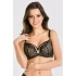 Dámska podprsenka JULIA 19168 Čierna s béžovou - Mediolano