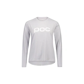 Cyklistické tričko POC W's Reform Enduro Jersey, svetlosivé