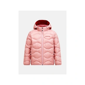 Detská péřová bunda PEAK PERFORMANCE Jr Helium Down Hood Jacket, ružová farba Detská péřová bunda PEAK PERFORMANCE Jr Helium Down Hood Jacket, ružová farba