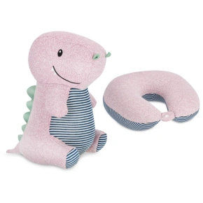 Cestovná opierka hlavy 2v1 vankúš-maska CUDDLY - Spokey