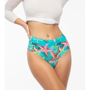 Sea Stars Simple Brasil Maxi nohavičky zelené a červené - Julimex