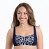Dámska plavková podprsenka Elle Top Bikini – vrchná časť 8404-1 námornícka modrá – biela – Anita Classix