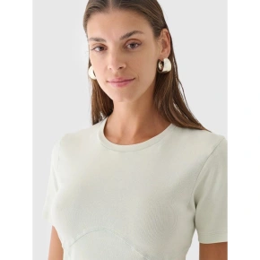 Crop top slim smooth dámsky 4F 4FRAW24TTSHF2581-47S Crop top slim smooth dámsky 4F 4FRAW24TTSHF2581-47S