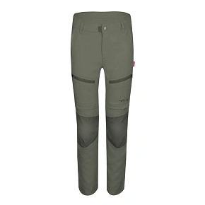 Detské nohavice Nordfjord Slim Fit Clay Green so zipsom (853-328) Detské nohavice Trollkids so zipsom pre chlapcov/dievčatá