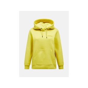 Dámska mikina PEAK PERFORMANCE W Original Small Logo Hood, žltá, pánska Dámska mikina PEAK PERFORMANCE W Original Small Logo Hood, žltá, pánska