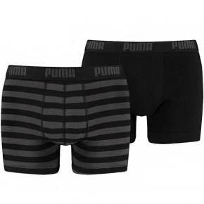 Pánske boxerky Stripe 1515 2Pack 591015001 200 Black/grey - Puma