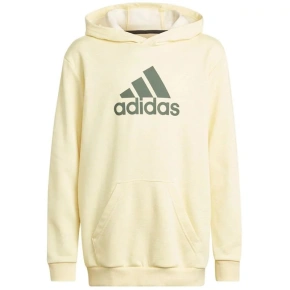 Detská mikina Badge of Sport Hoodie Jr HN8469 žltá - Adidas