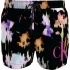 Pánske plavky SHORT DRAWSTRING KM0KM00968 0GJ čierne s farebným vzorom - Calvin Klein
