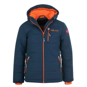 Trollkids Hemsedal Snow Jacket XT mystic blue/orange hardy blue (513-142)