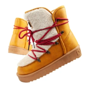 D.Franklin Snowshoes Dámske zimné módne kožušiny zateplené Mustard Women's D.Franklin Snowshoes Dámske zimné módne kožušiny zateplené Mustard Women's