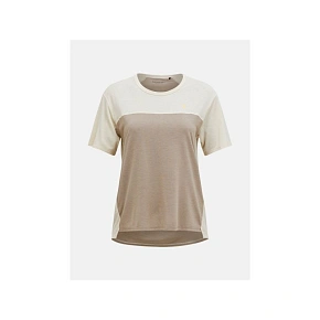 Tričko PEAK PERFORMANCE W Trail Wool Blend SS, béžové Tričko PEAK PERFORMANCE W Trail Wool Blend SS, béžové