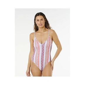 Dámske plavky RIP CURL Coastal Instinct Cheeky 1Pc, viacfarebné Dámske plavky RIP CURL Coastal Instinct Cheeky 1Pc, viacfarebné