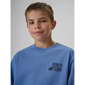 T-shirt loose z nadrukiem chłopięcy 4F 4FJRSS26TTSHM4277-32S T-shirt loose z nadrukiem chłopięcy 4F 4FJRSS26TTSHM4277-32S
