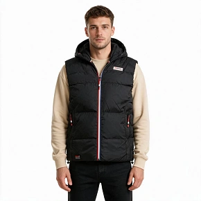 Kamizelka męska Geographical Norway VITO BLACK DB MEN 001 (WZ6238H/GN-BLACK)