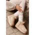 Dámske snehové topánky na platforme 20216-F Light beige - Xamella