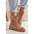 Dámske členkové topánky QT86 Taupe Brown - Seastar
