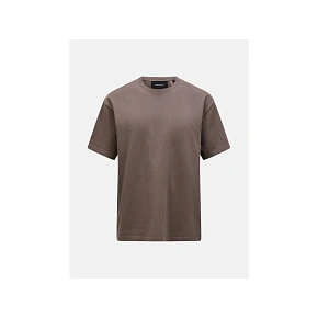 Pánske tričko PEAK PERFORMANCE M Heavy Cotton Tee, hnedé Pánske tričko PEAK PERFORMANCE M Heavy Cotton Tee, hnedé