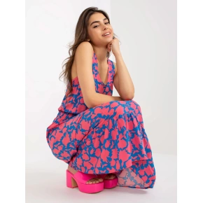 Dámske šaty D73771R30391A ružová a modrá - FPrice