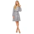 Šaty áčkového strihu M715 strieborné - Moe