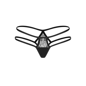 Dámske nohavičky Arrowel Black - Obsessive