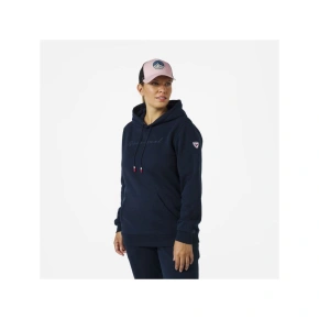 Rossignol W LOGO SWEAT HOOD FL námornícka modrá