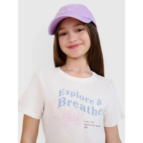 Dievčenské tričko s potlačou 4F 4FJWSS25TTSHF1854-11S