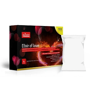Rozpustné afrodiziakum pre mužov a ženy Elixir Of Love 4 vrecúška (po 5,28 mg) – Valavani