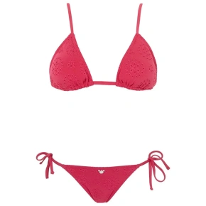 Dámske dvojdielne plavky 262616 4R323 01975 Raspberry - Emporio Armani