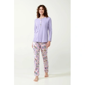 Bavlnené pyžamo Lavender Sweet 21300 - Vamp