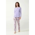 Bavlnené pyžamo Lavender Sweet 21300 - Vamp