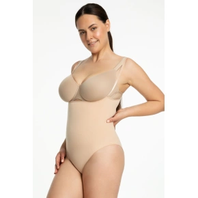 Dámske body 419 Seamless Open Beige - Julimex