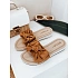 Dámske žabky ZY0996 camel - FashionStreet