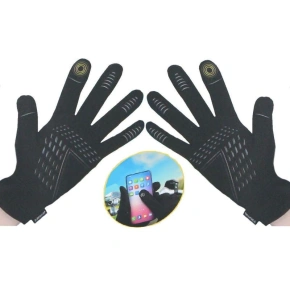 ZATEPLENÉ CYKLISTICKÉ RUKAVICE S DOTYKOVÝM DISPLEJOM SENIOR R.XL DUNLOP