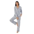 Dámske pyžamo YI2822668 biele s potlačou - DKNY